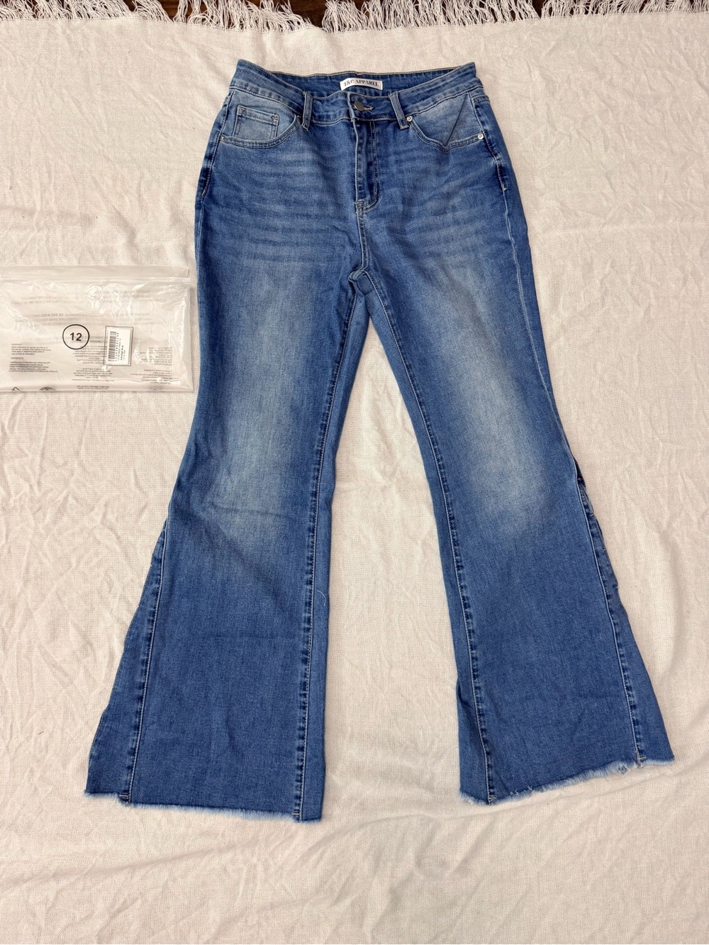 Women's Blue Flared Jeans - T&C Apparel